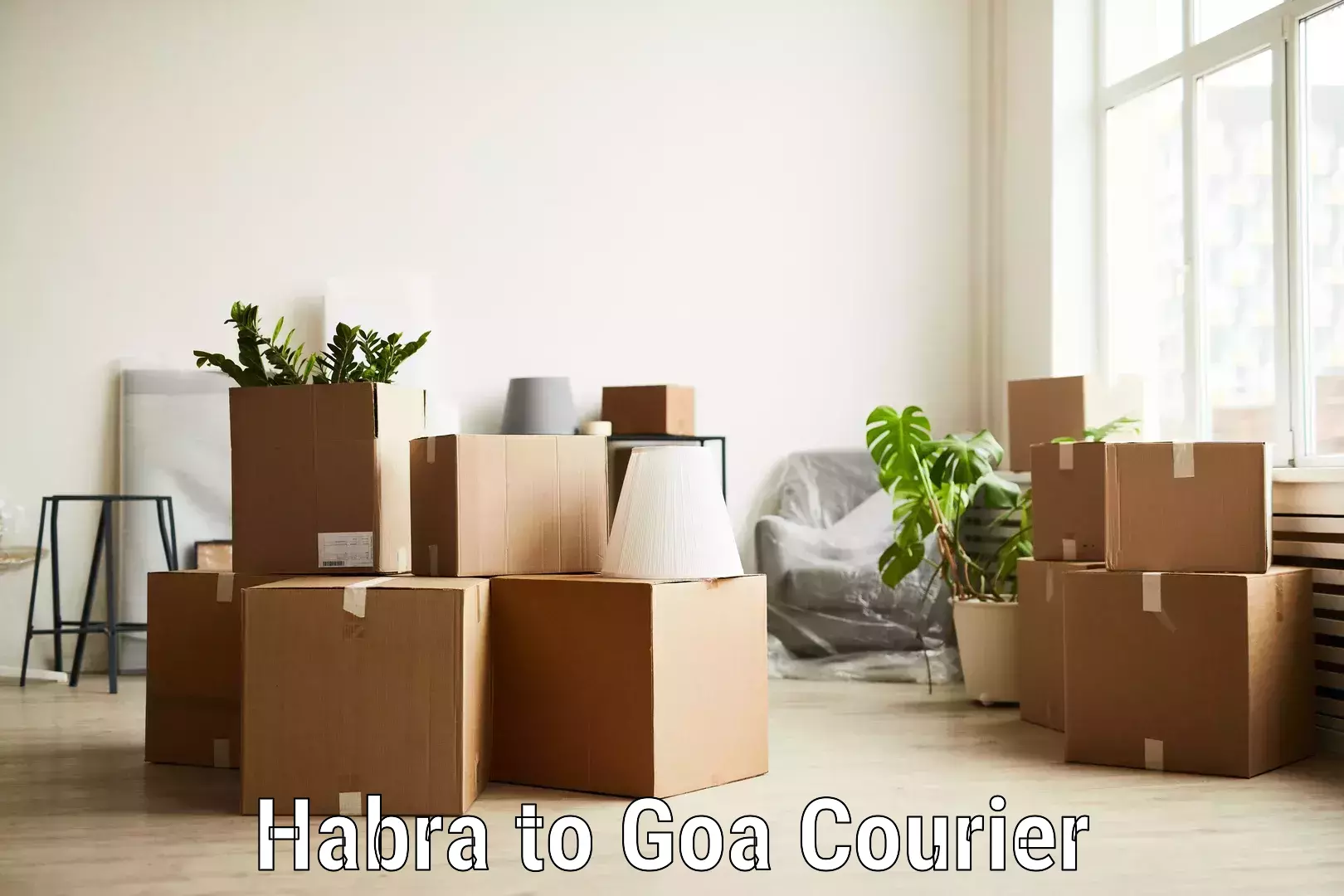 Cargo delivery service Habra to Goa University