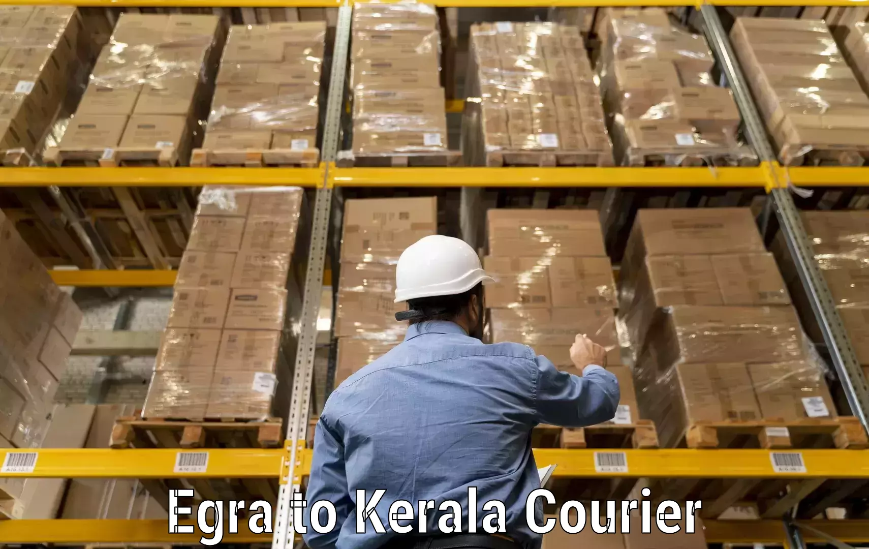 Digital courier platforms Egra to Allepey