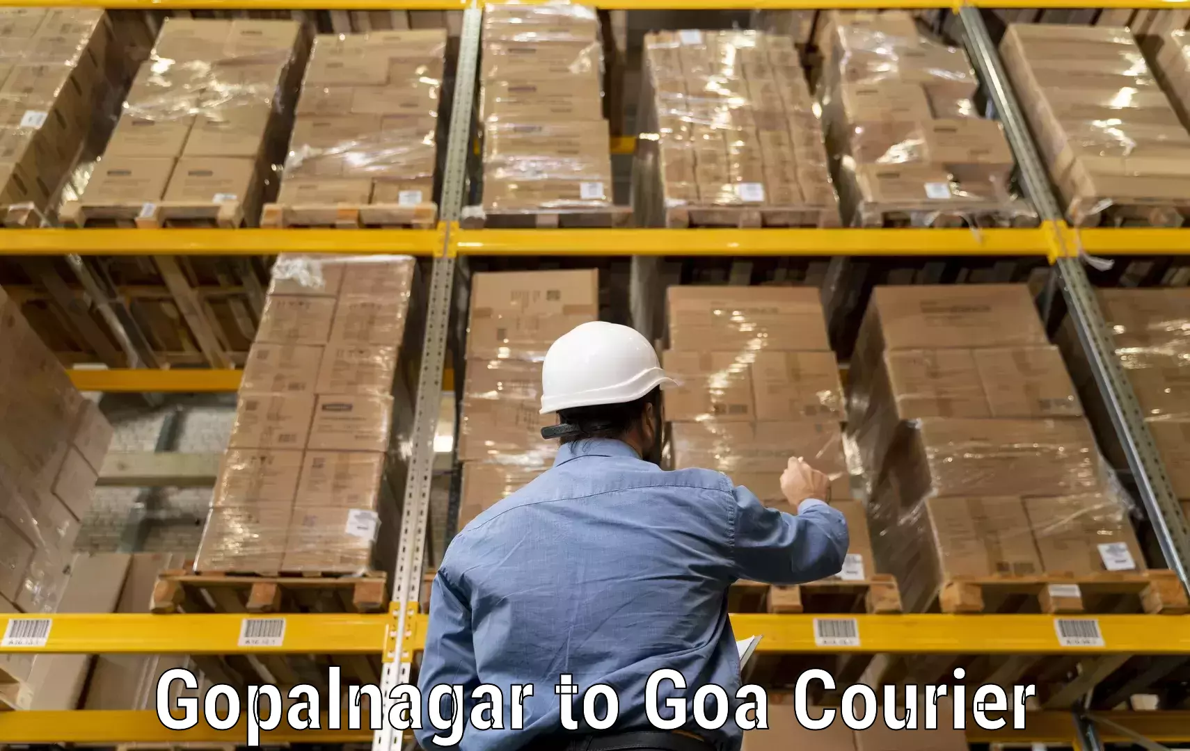 Long distance courier Gopalnagar to Goa