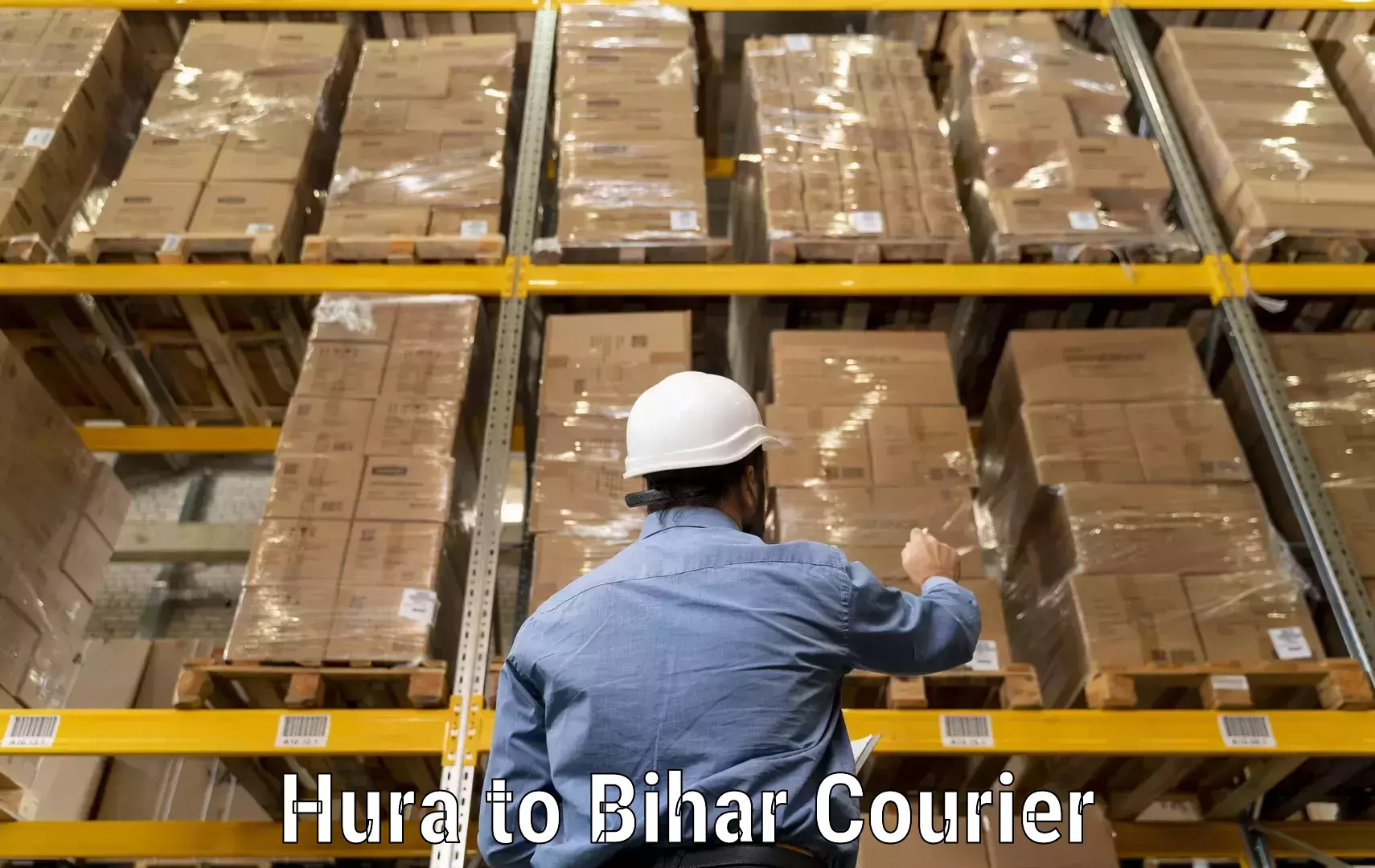 Residential courier service Hura to Alamnagar