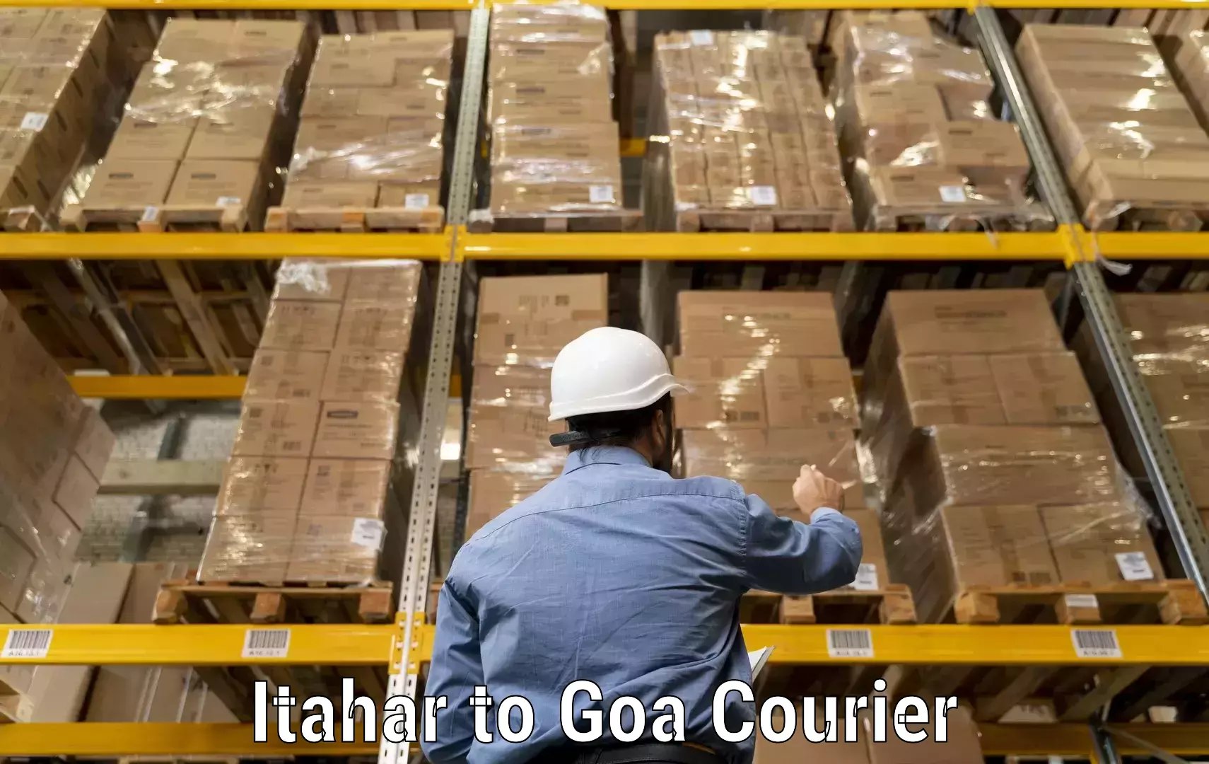 Multi-national courier services Itahar to Goa