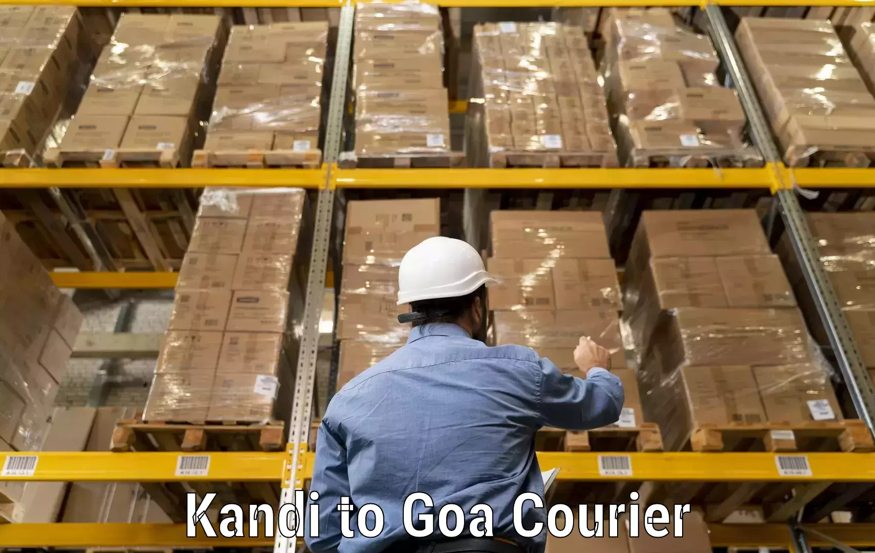 Next-day freight services Kandi to Goa University