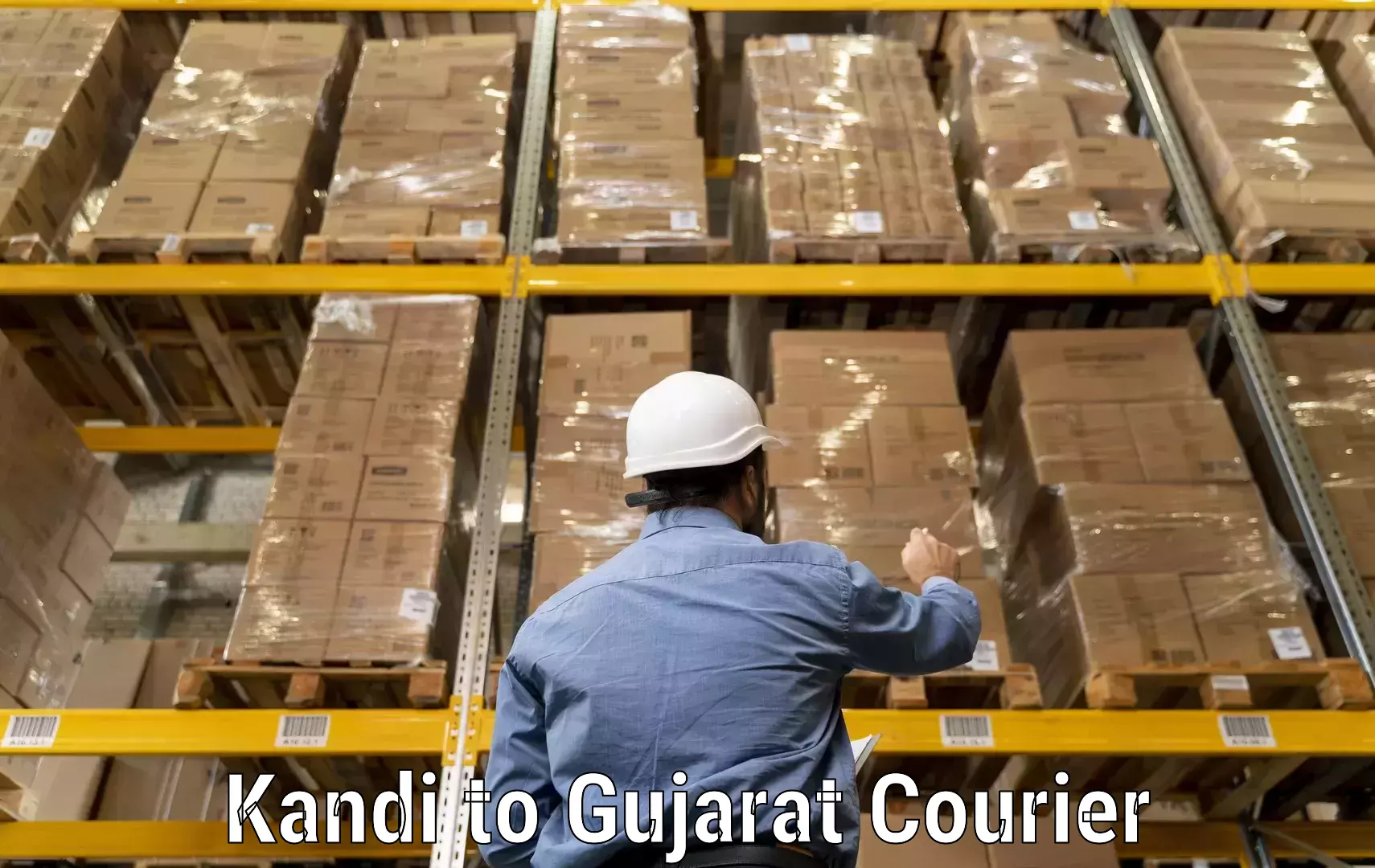 International shipping rates Kandi to Nasvadi