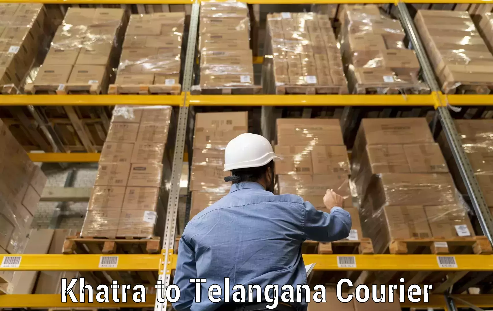 International parcel service in Khatra to Telangana