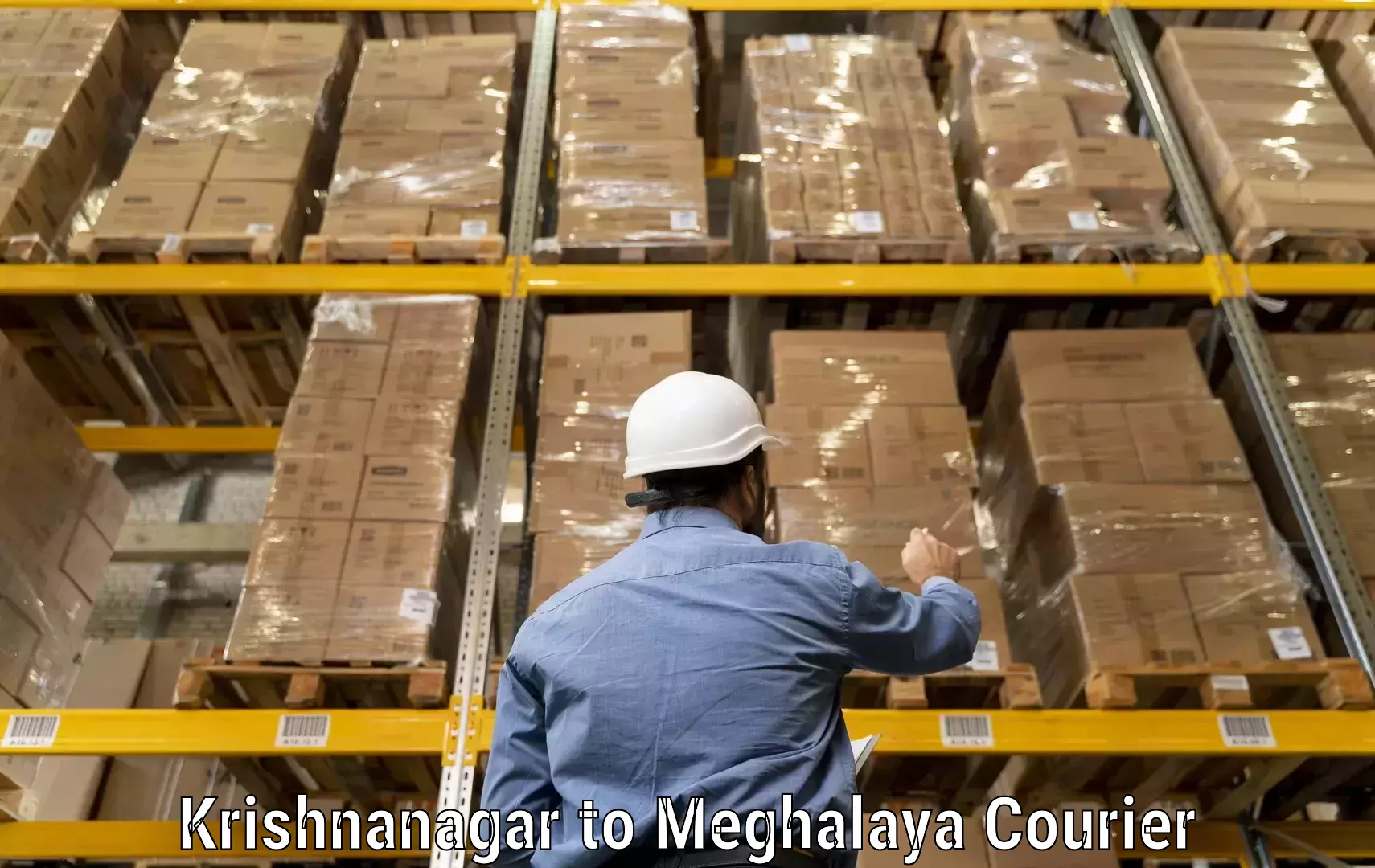 Courier service booking Krishnanagar to Shillong