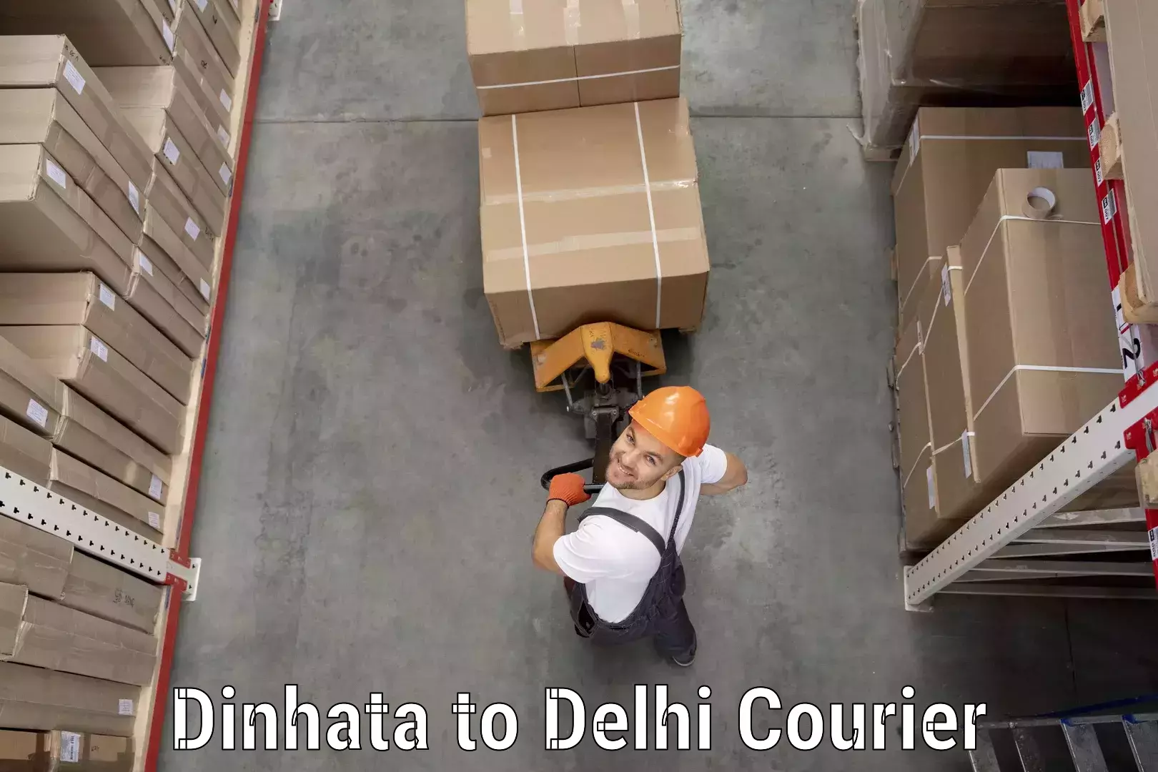 Urgent courier needs Dinhata to Jhilmil