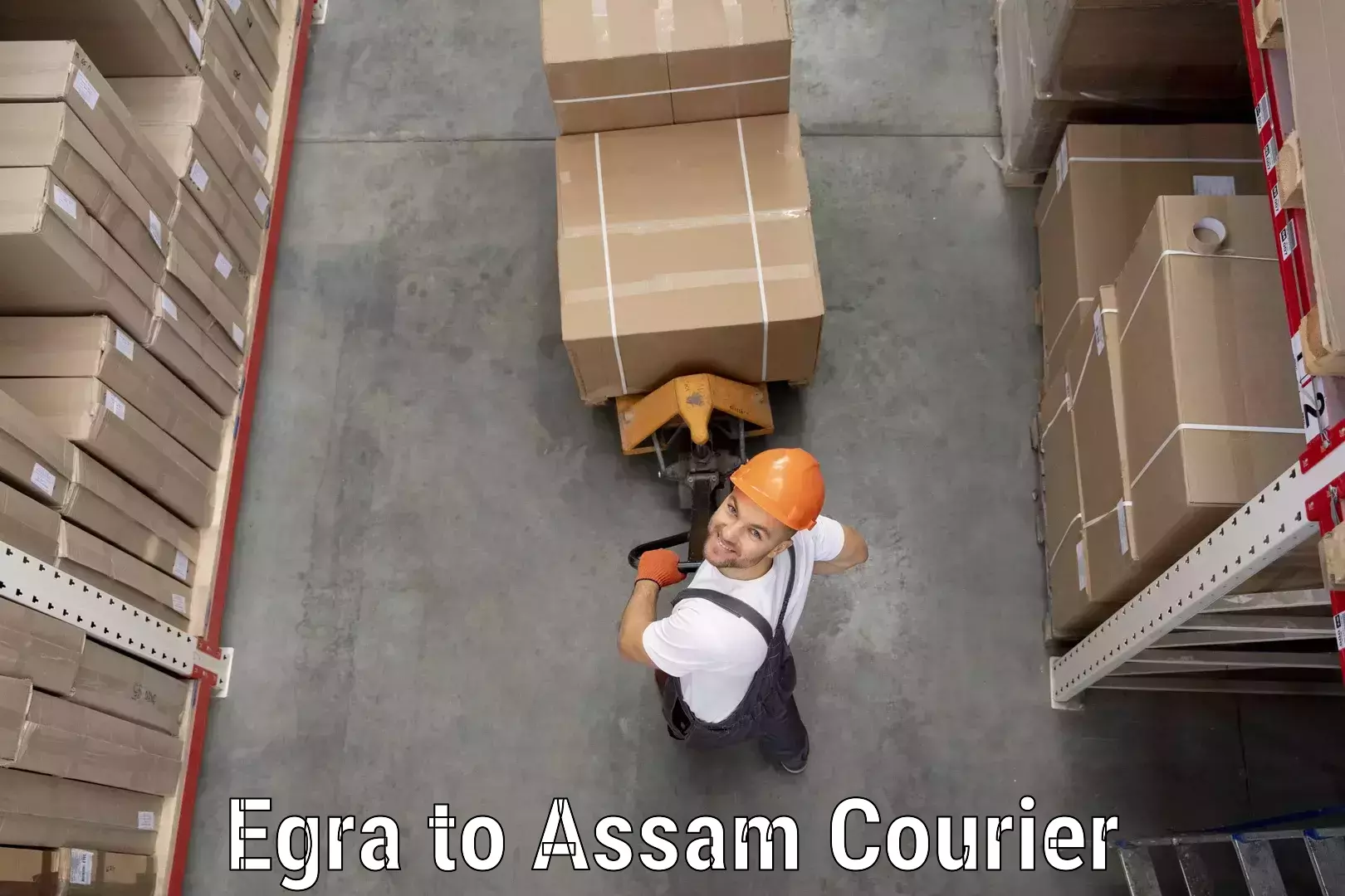 State-of-the-art courier technology Egra to Gossaigaon