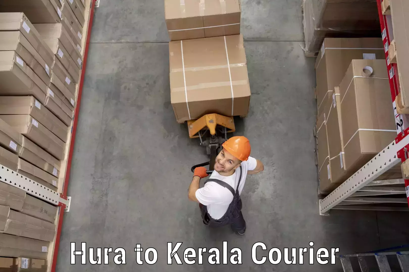 Smart parcel delivery Hura to Thrissur