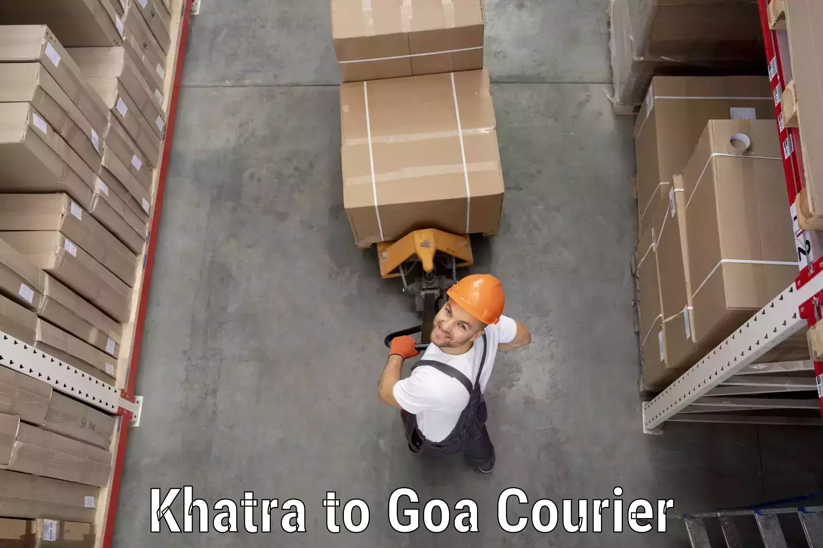 Quick parcel dispatch Khatra to IIT Goa