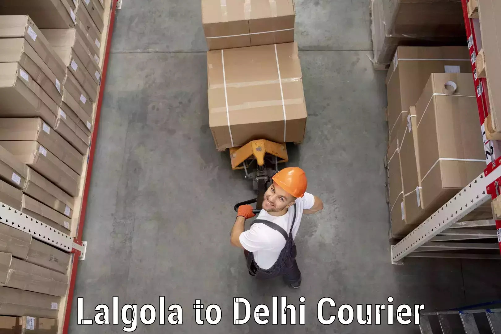 Urban courier service Lalgola to Delhi