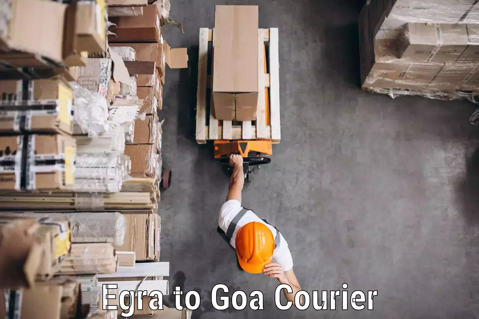 Fastest parcel delivery Egra to NIT Goa