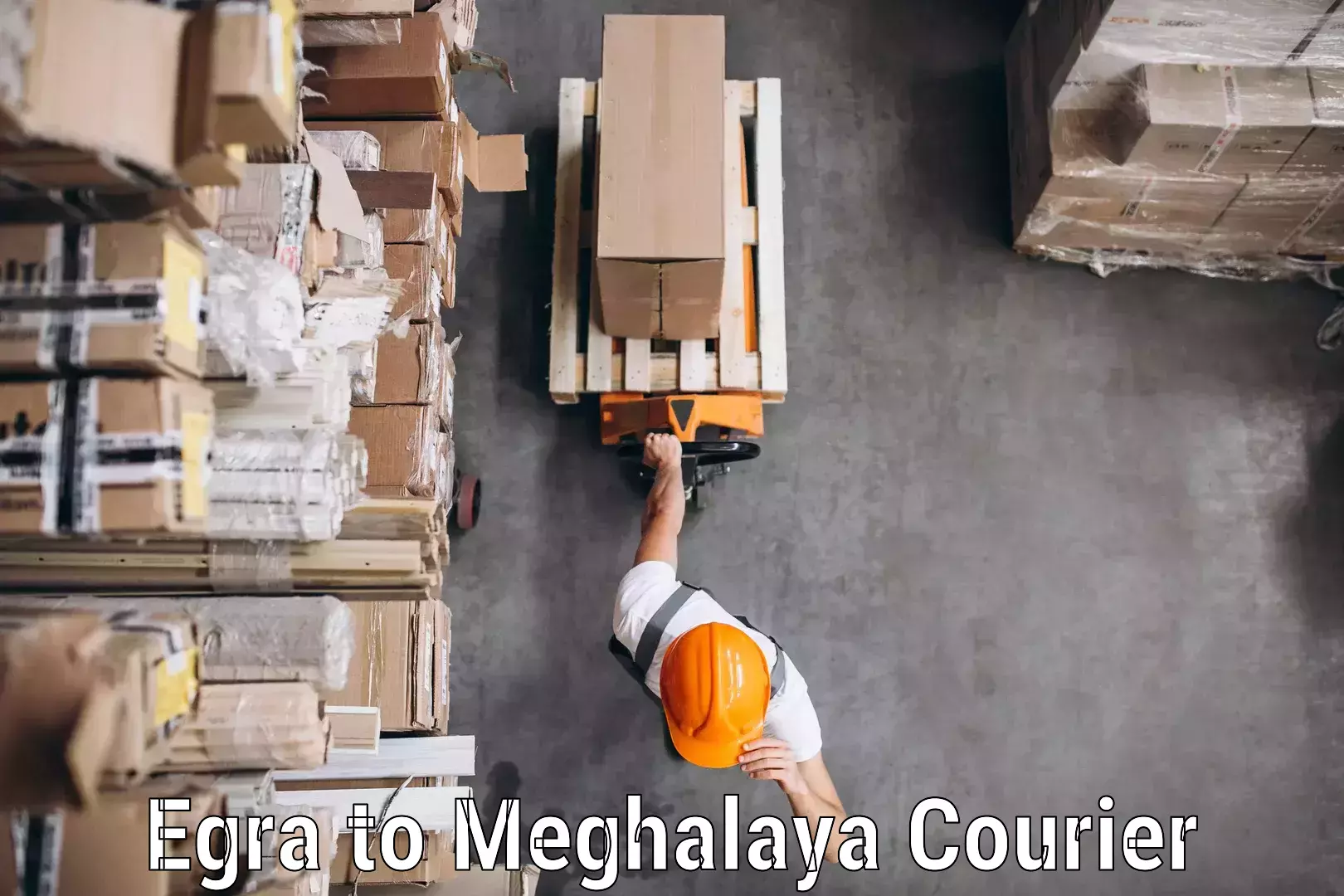 Global shipping networks Egra to Meghalaya