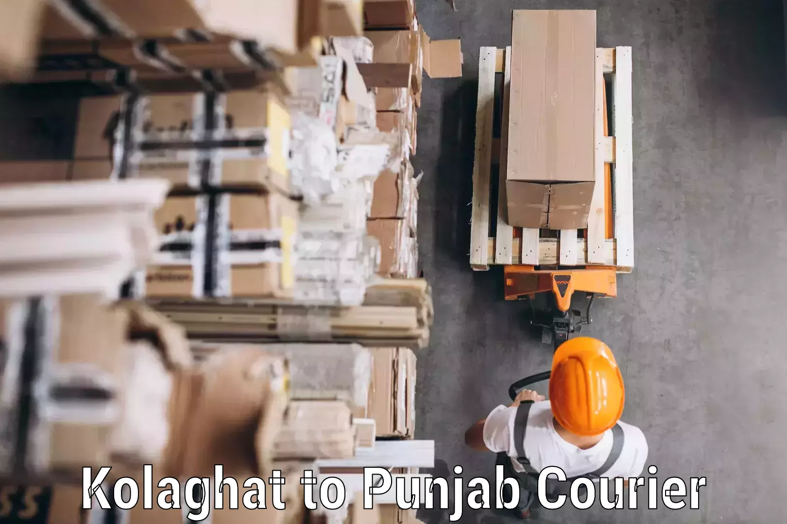 Courier rate comparison in Kolaghat to Mohali