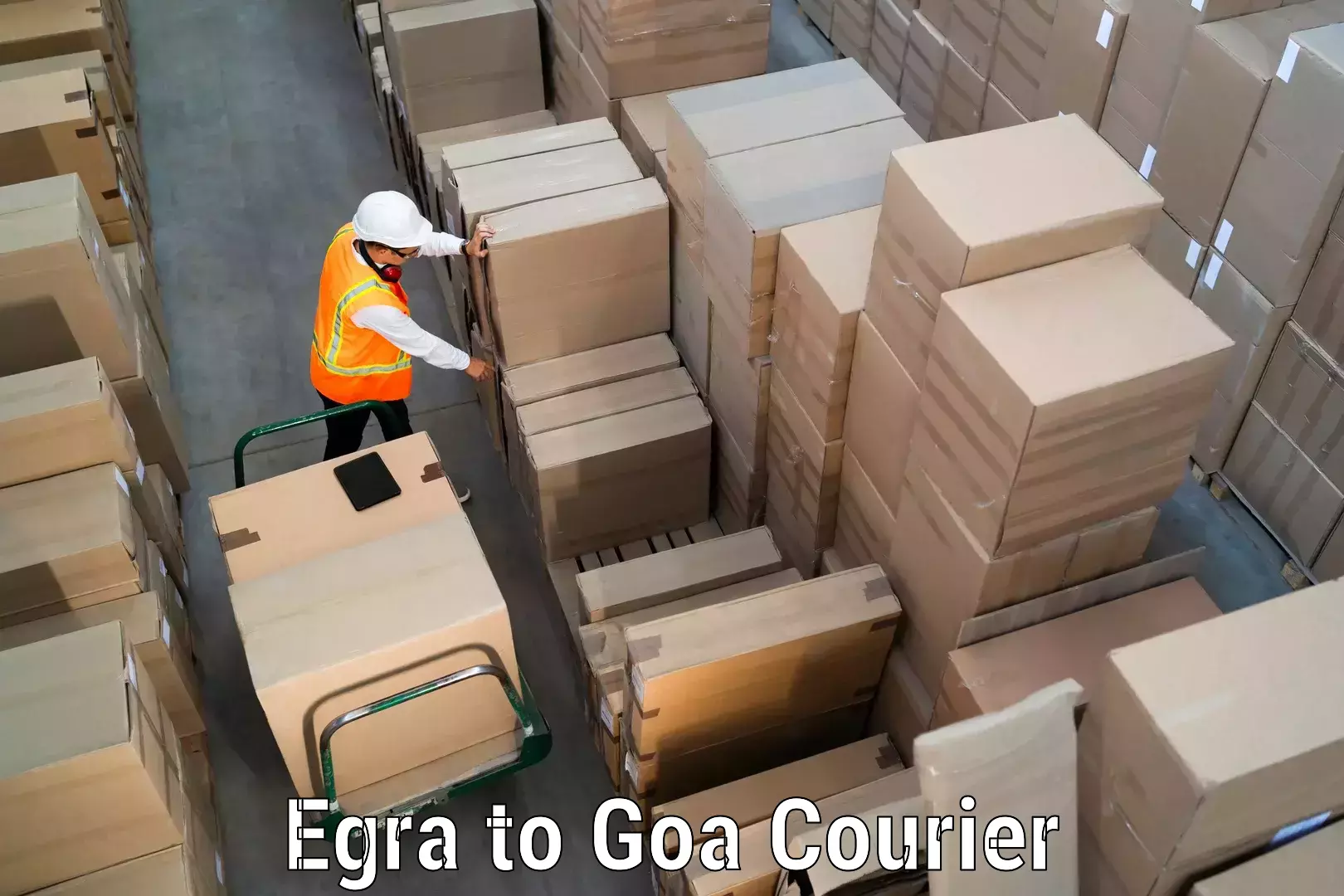 Custom shipping services Egra to Goa