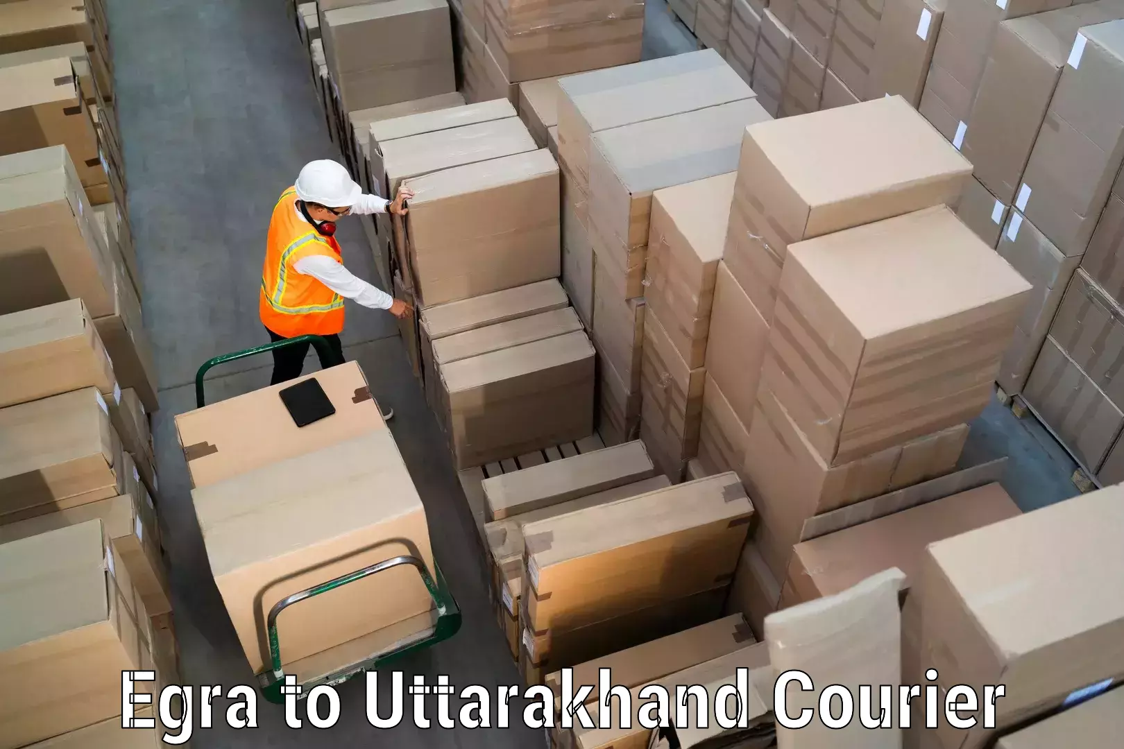 Pharmaceutical courier Egra to Uttarakhand