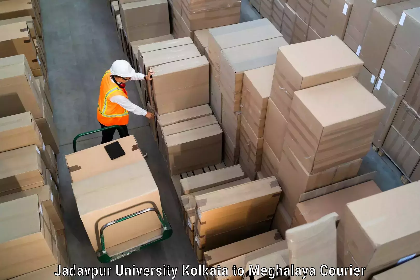 Efficient parcel transport Jadavpur University Kolkata to Meghalaya