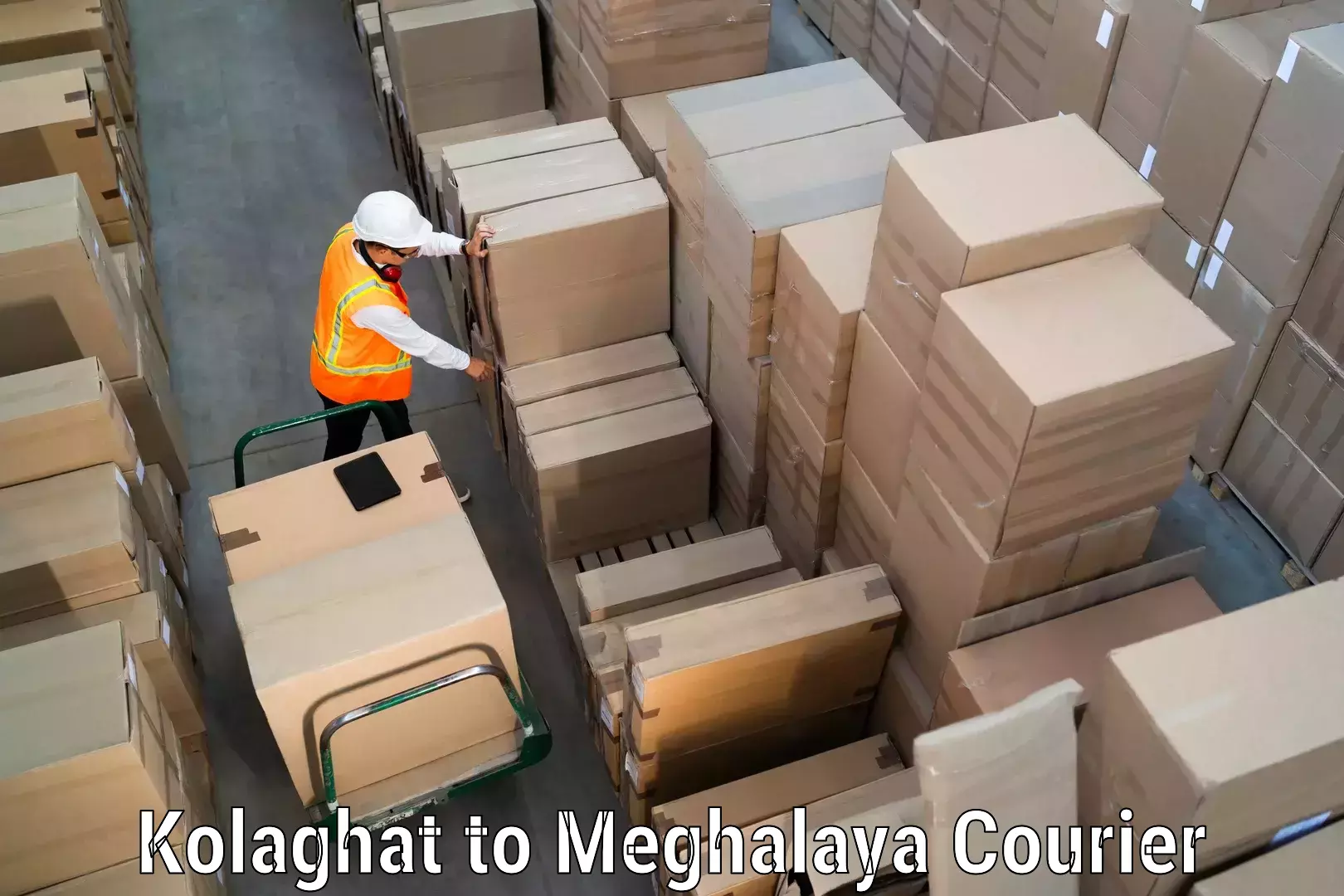 Full-service courier options Kolaghat to NIT Meghalaya