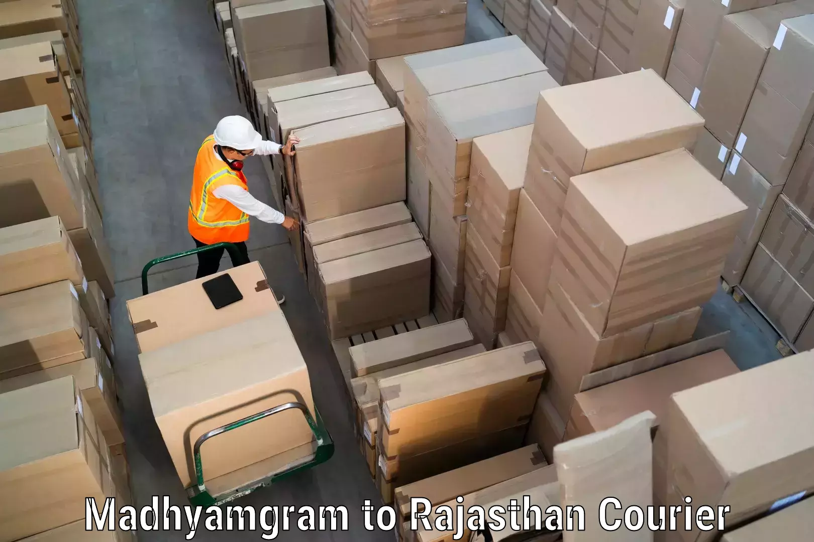 Efficient parcel service Madhyamgram to Salumbar