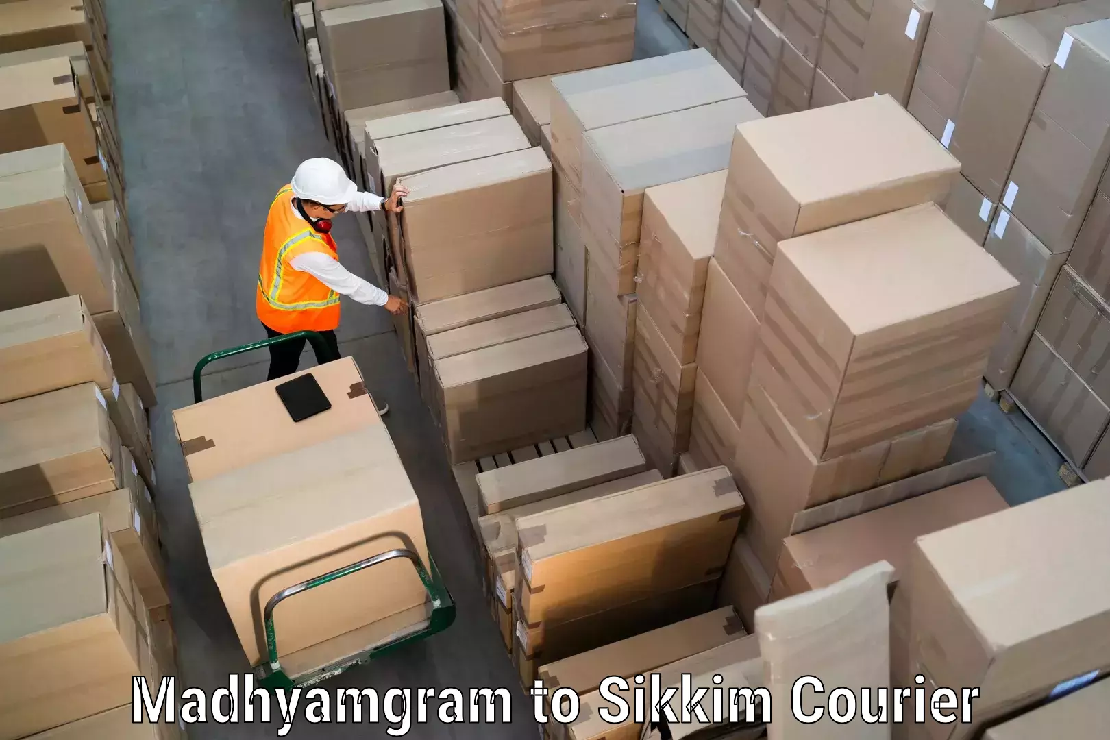 Comprehensive shipping services Madhyamgram to Sikkim