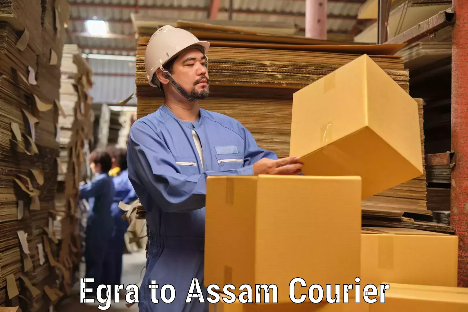 Quality courier services Egra to Assam