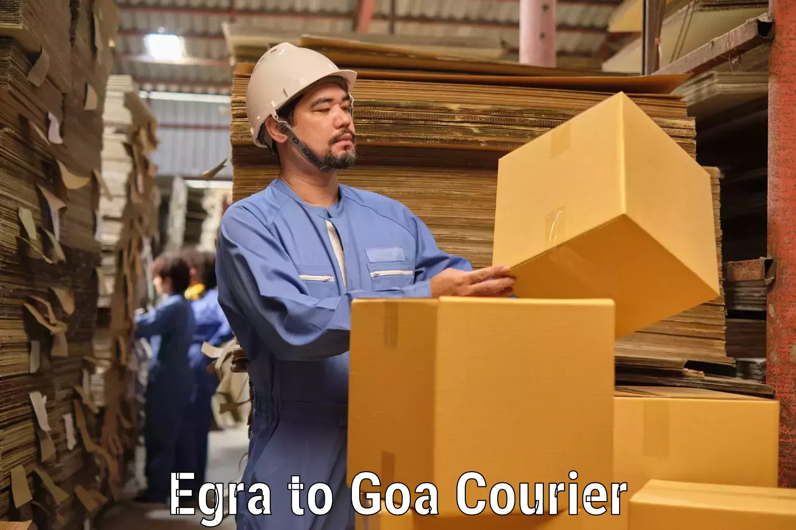 Smart parcel tracking Egra to Goa