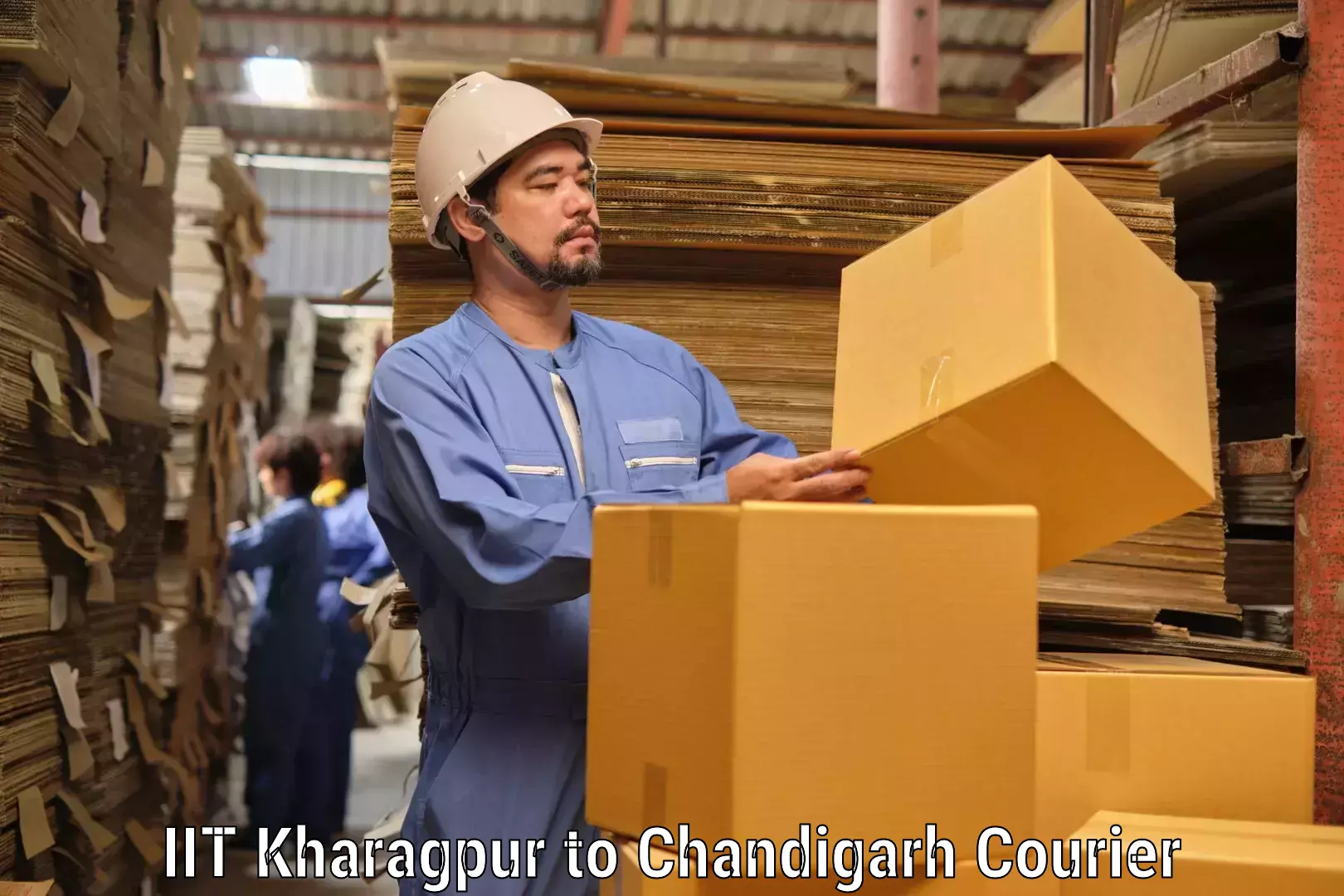 Automated parcel services IIT Kharagpur to Panjab University Chandigarh