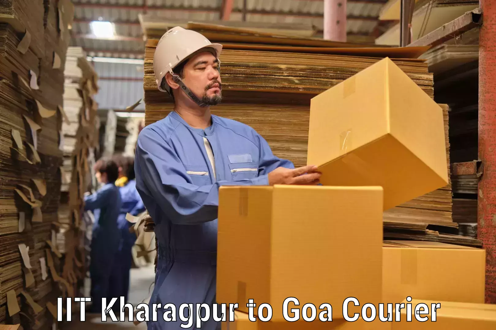 Return courier service IIT Kharagpur to Mormugao Port