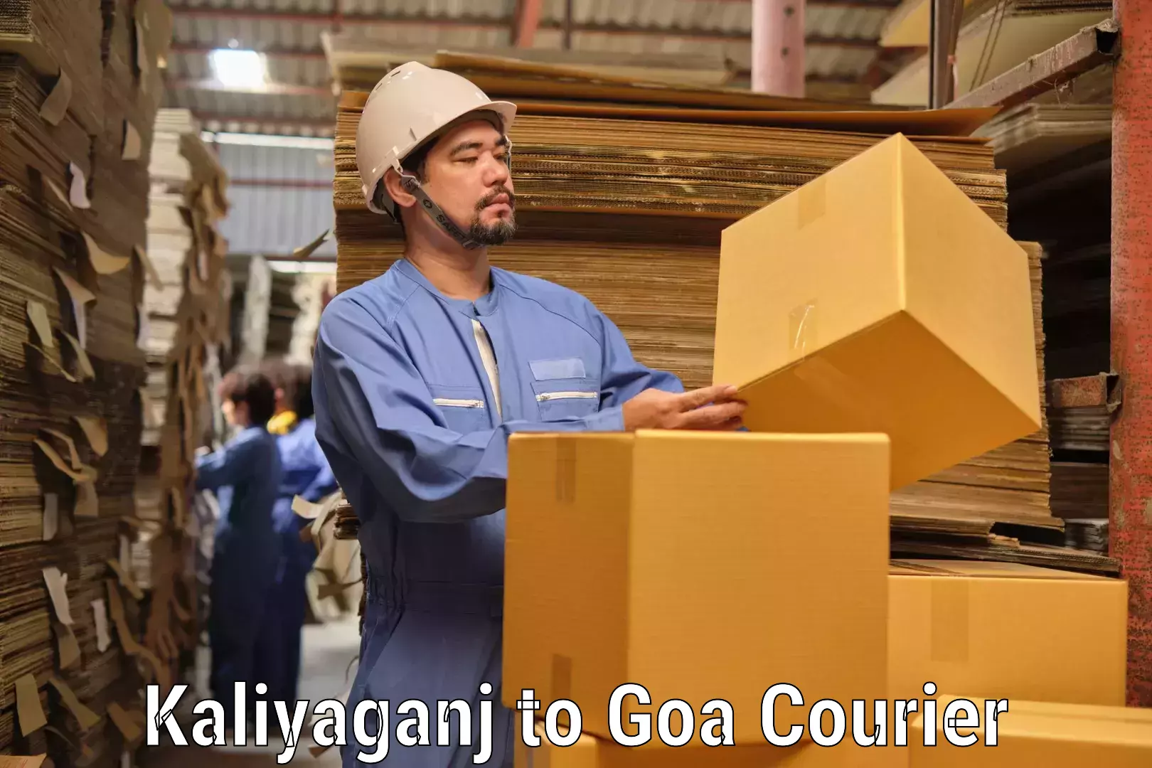 Quality courier services Kaliyaganj to Goa University