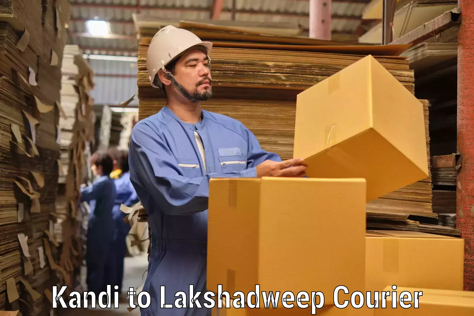 Competitive shipping rates Kandi to Lakshadweep