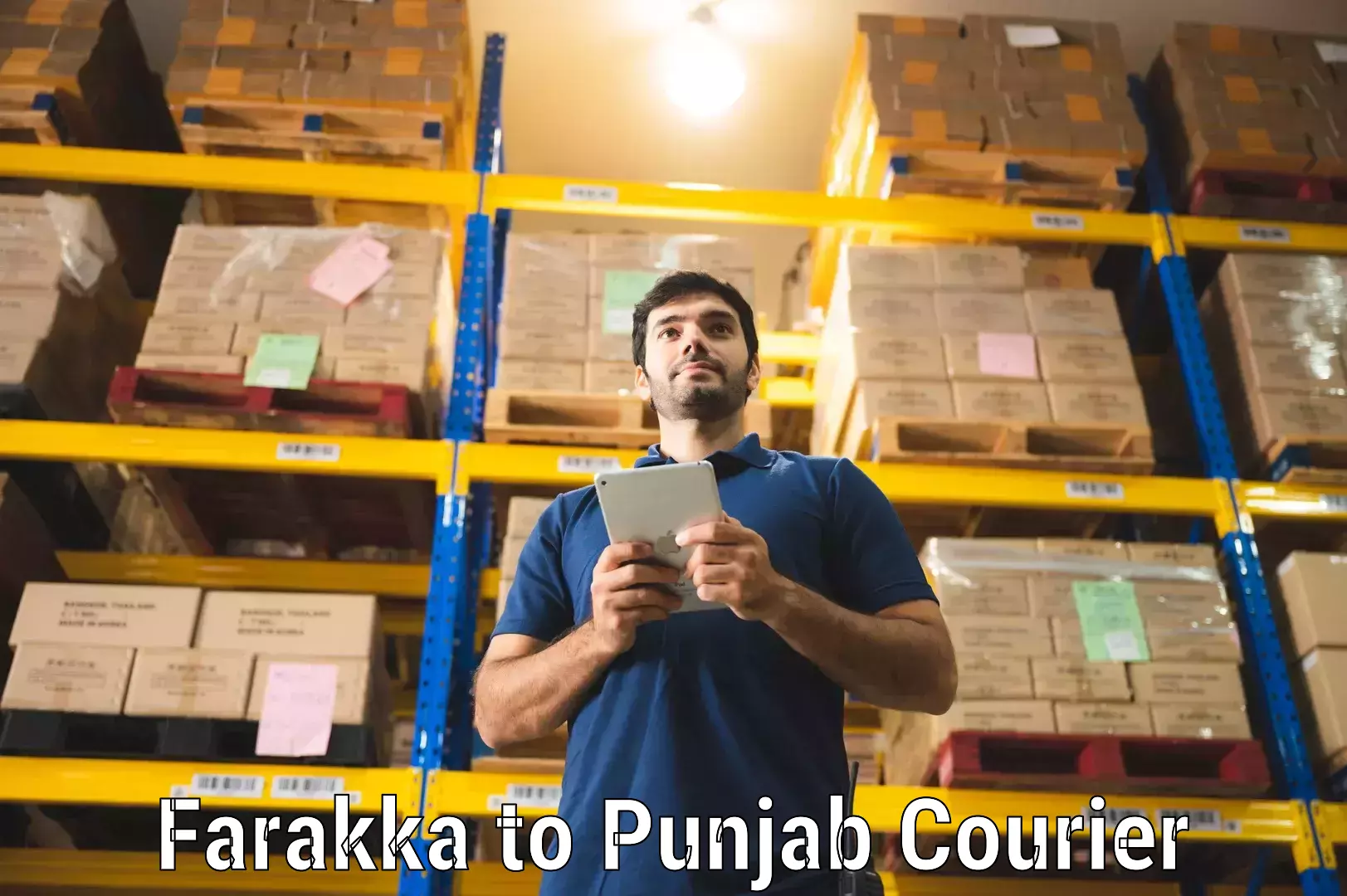 Express package handling Farakka to Punjab