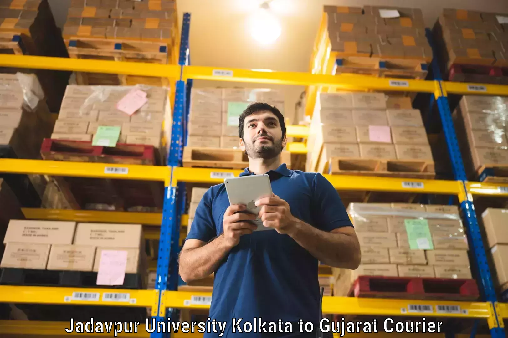 Global parcel delivery Jadavpur University Kolkata to Rapar