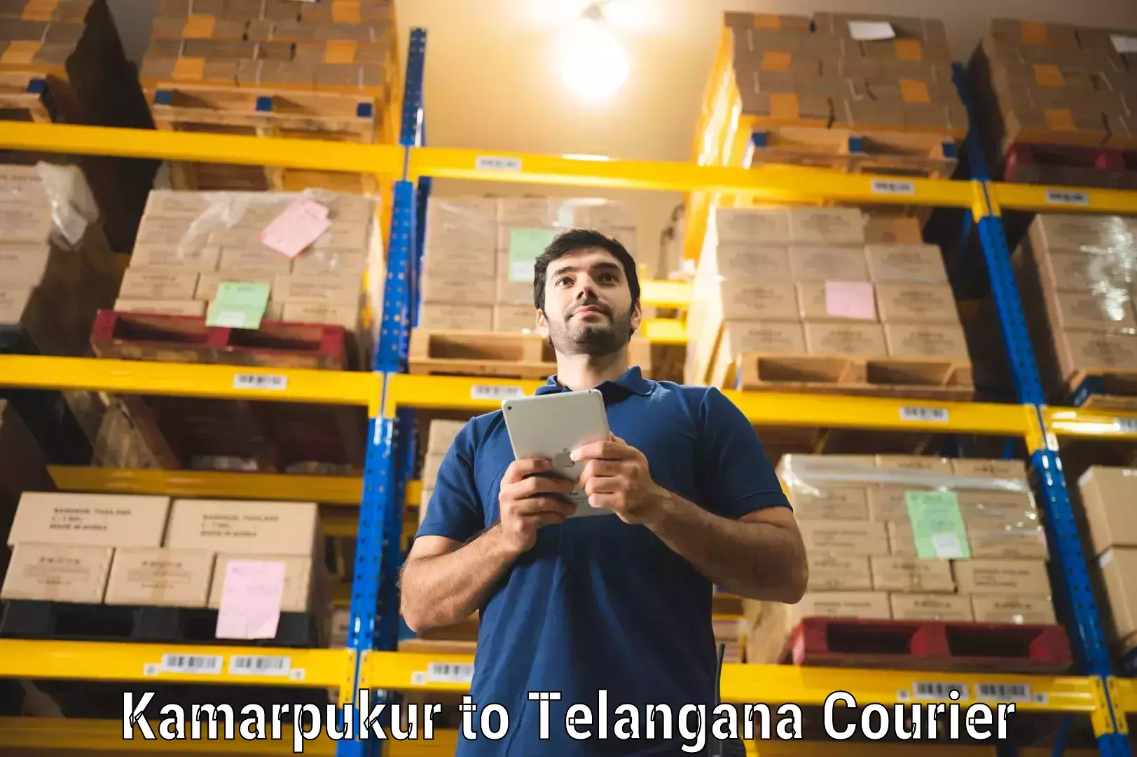 Courier service partnerships Kamarpukur to Telangana