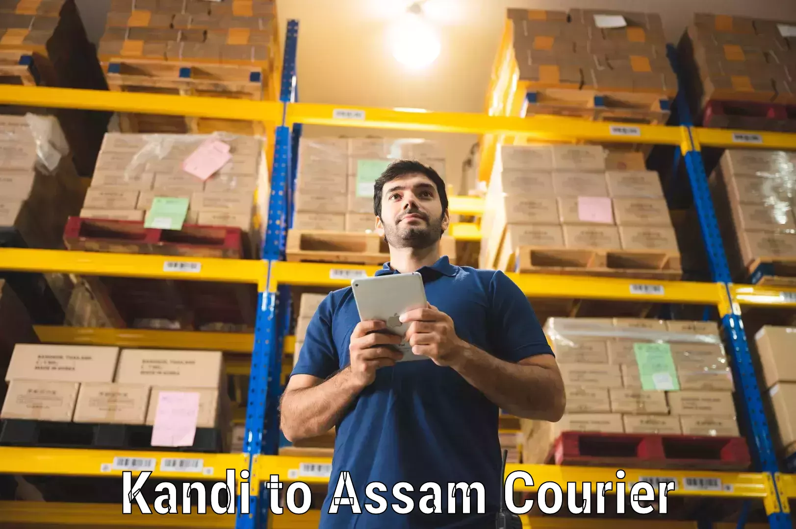 Reliable parcel services Kandi to Sonitpur