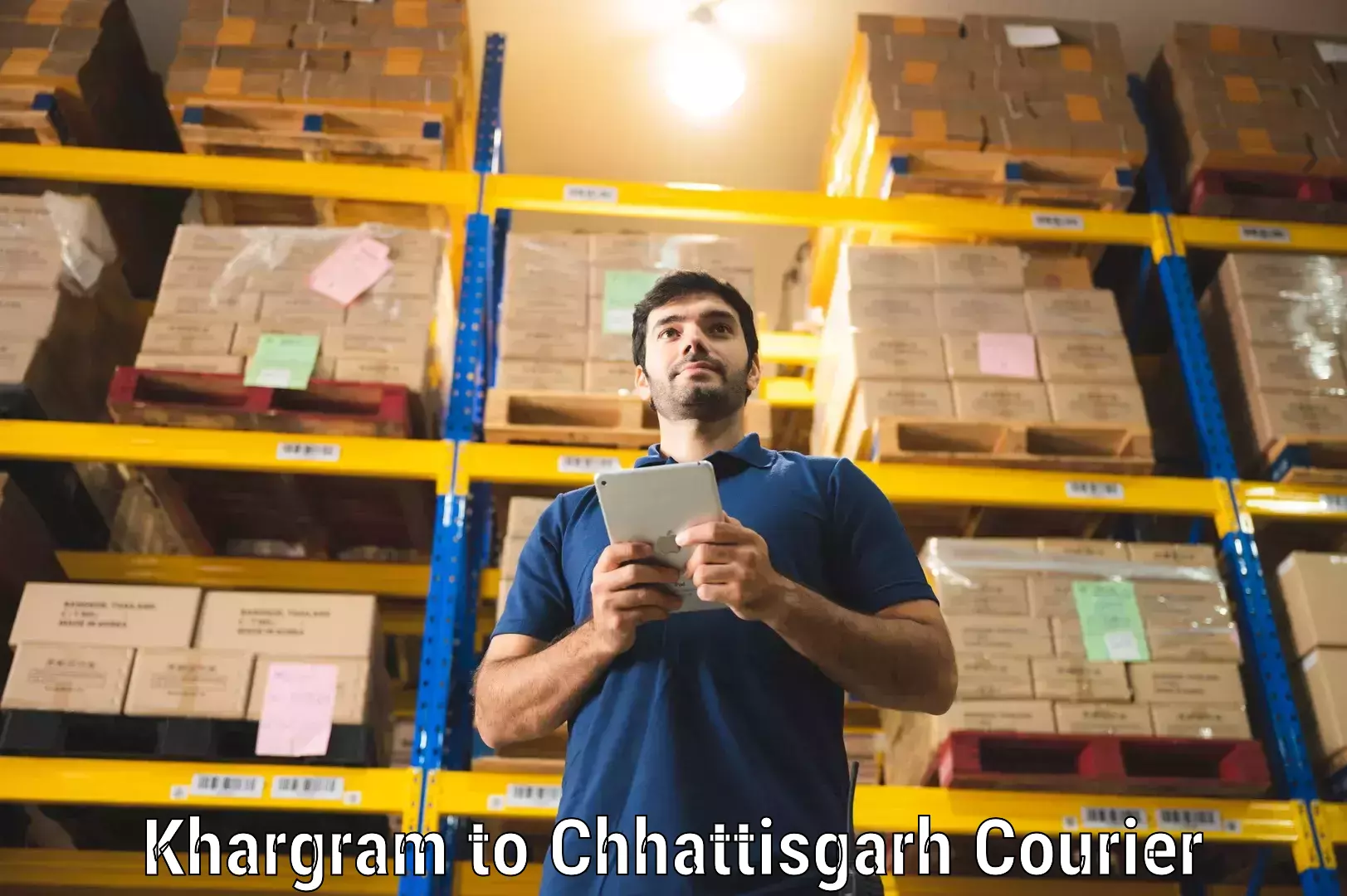 Urban courier service Khargram to Bijapur Chhattisgarh