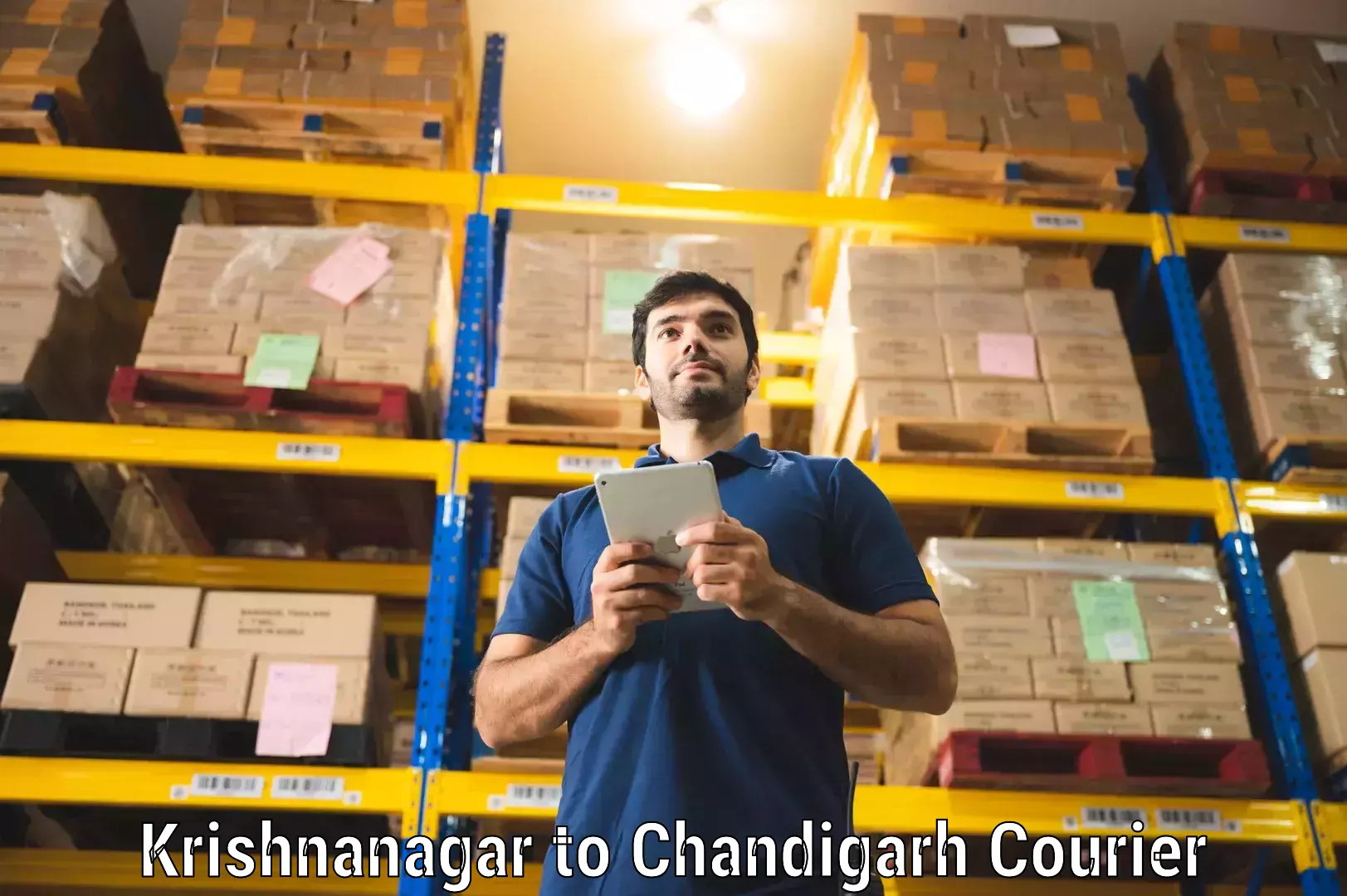 24-hour courier services Krishnanagar to Panjab University Chandigarh