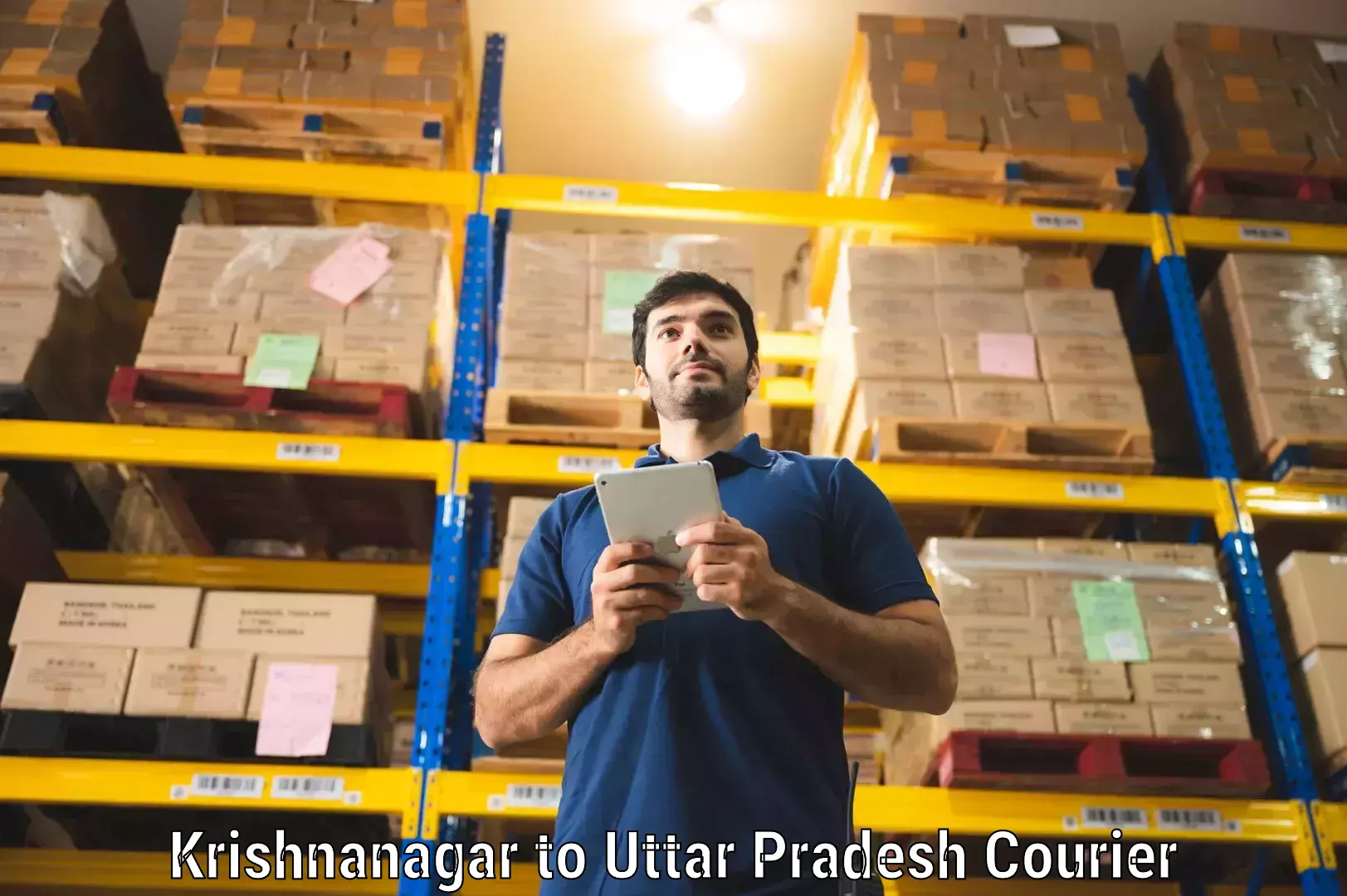 Large package courier Krishnanagar to Kunda