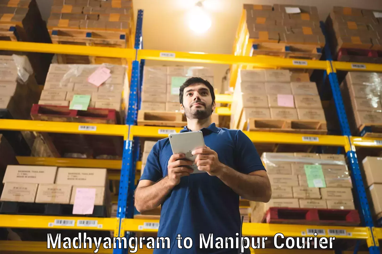 Next-generation courier services Madhyamgram to Manipur