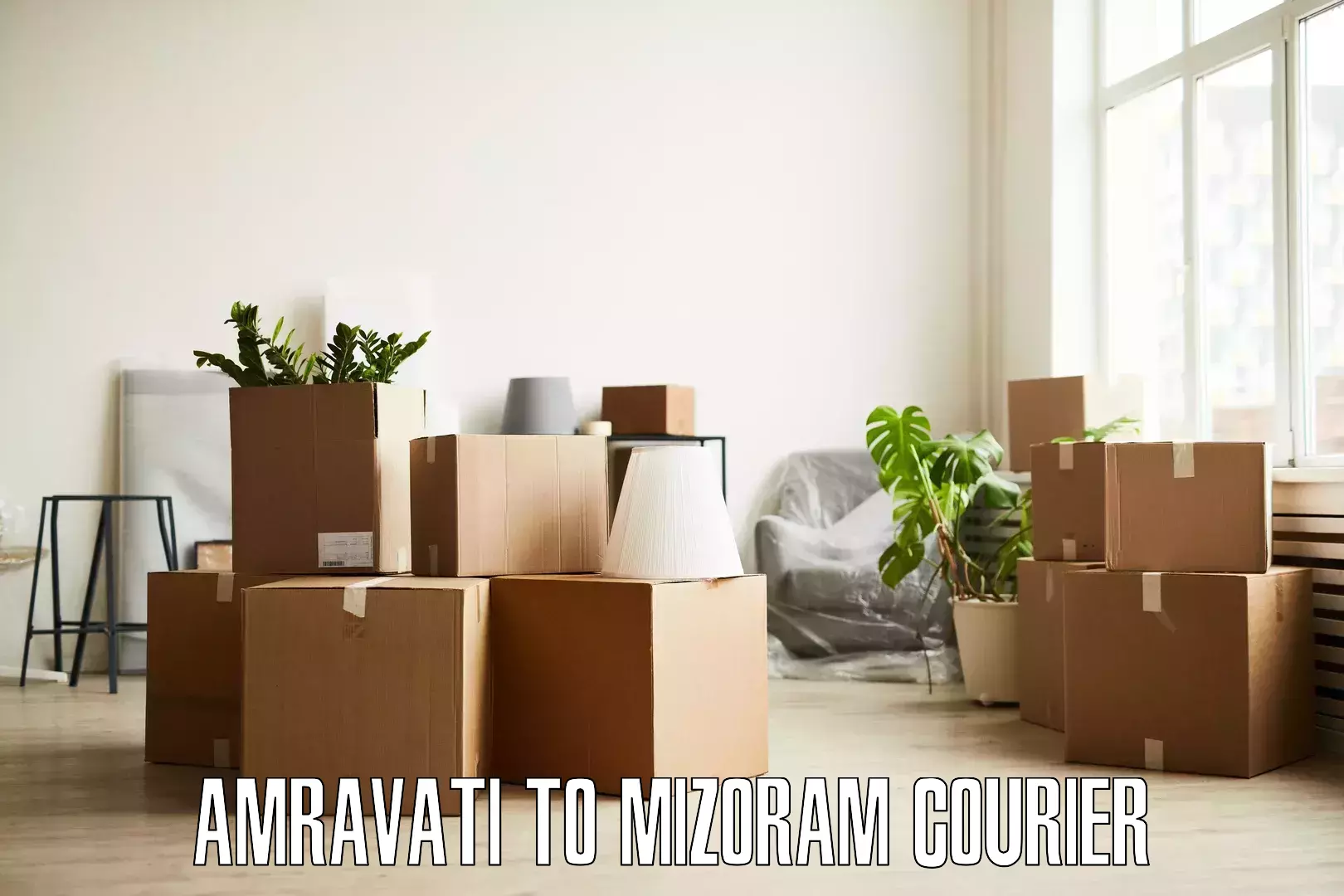 Efficient moving company Amravati to Khawzawl