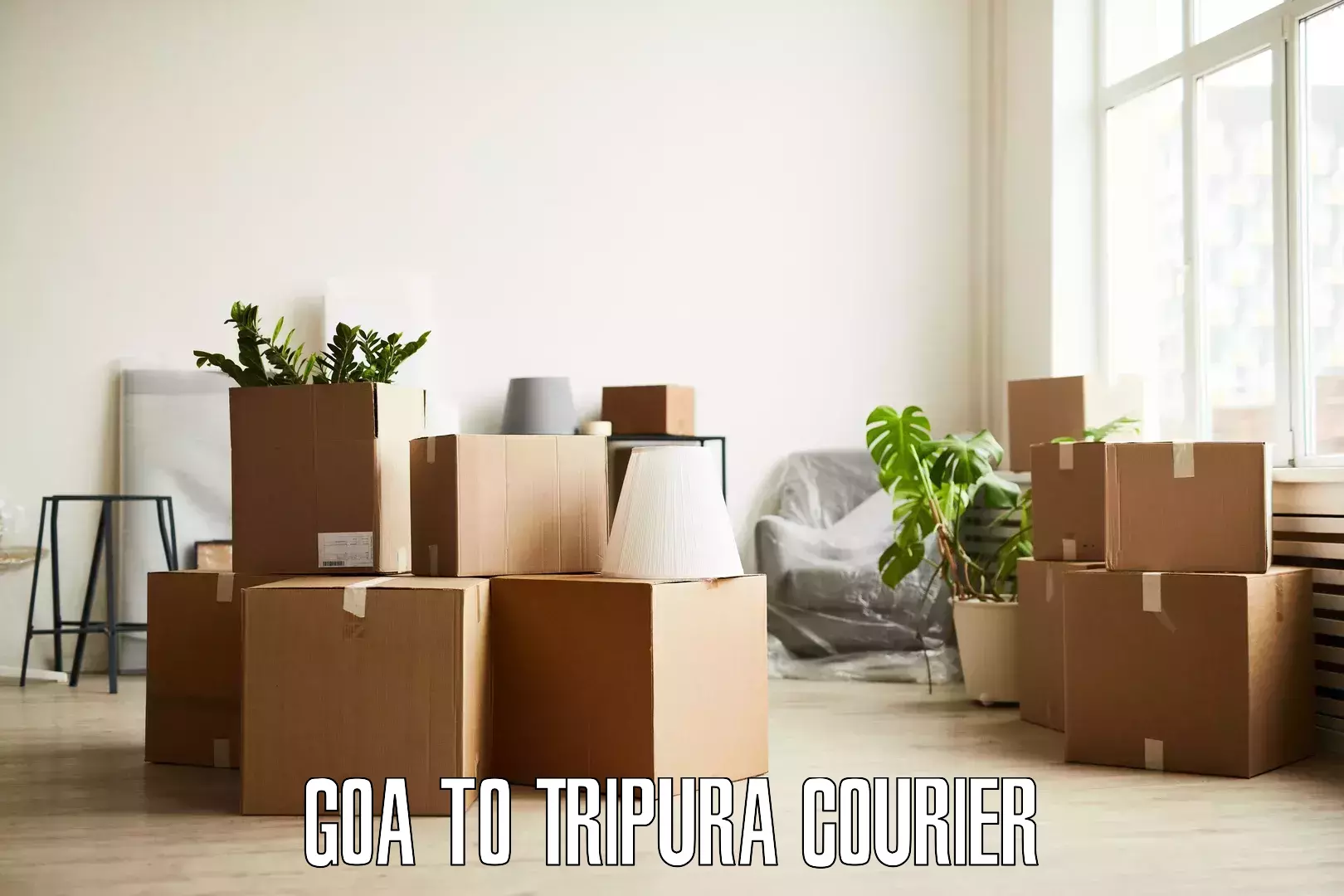 Quality moving company Goa to West Tripura