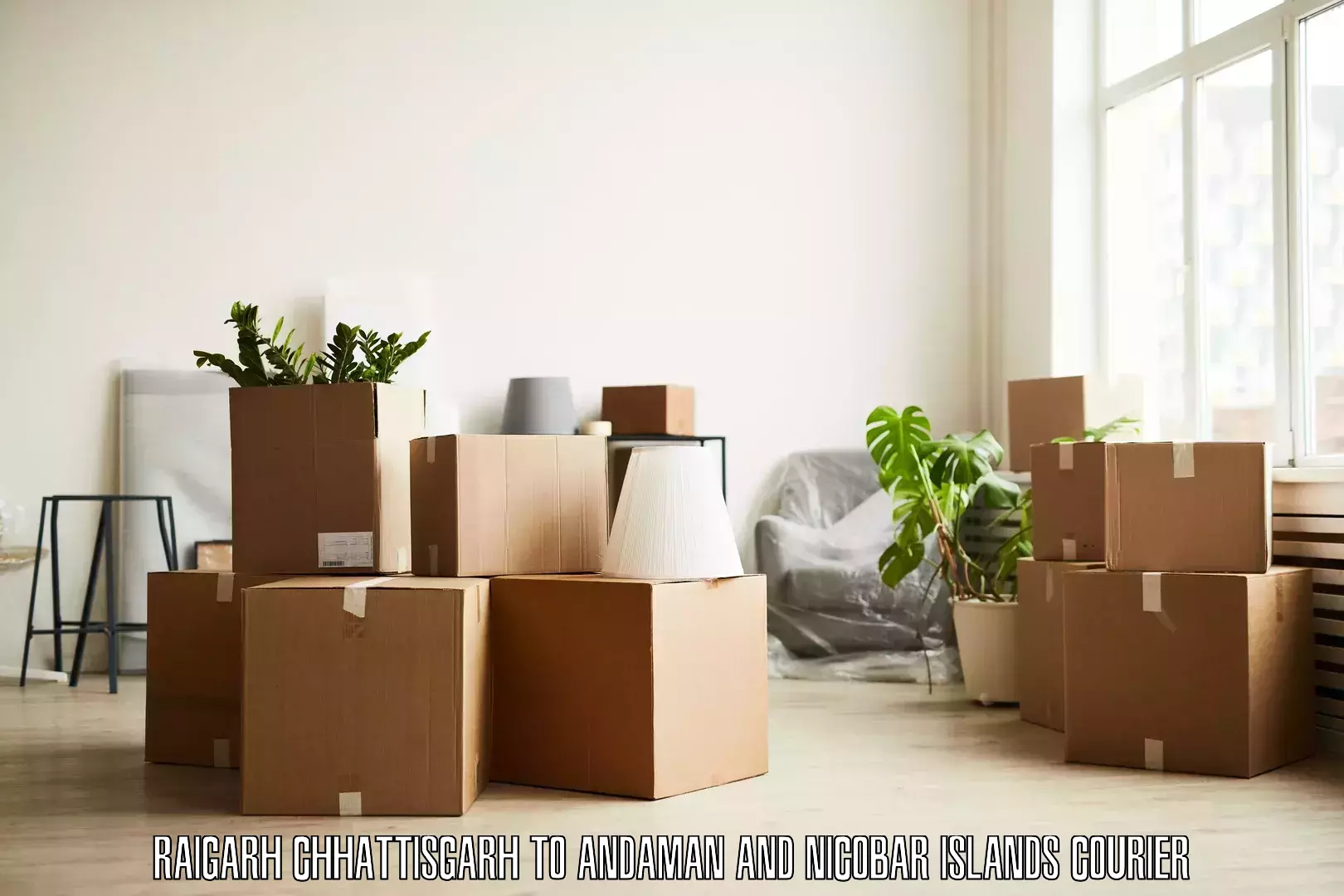 Customized furniture moving Raigarh Chhattisgarh to North And Middle Andaman