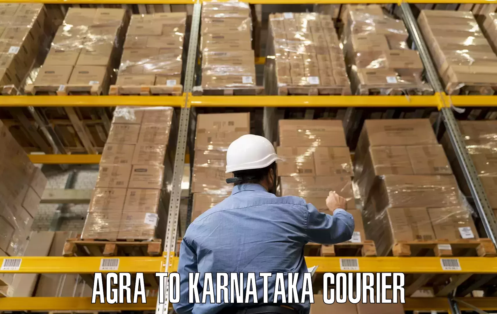 Quality furniture shipping in Agra to Yaragatti