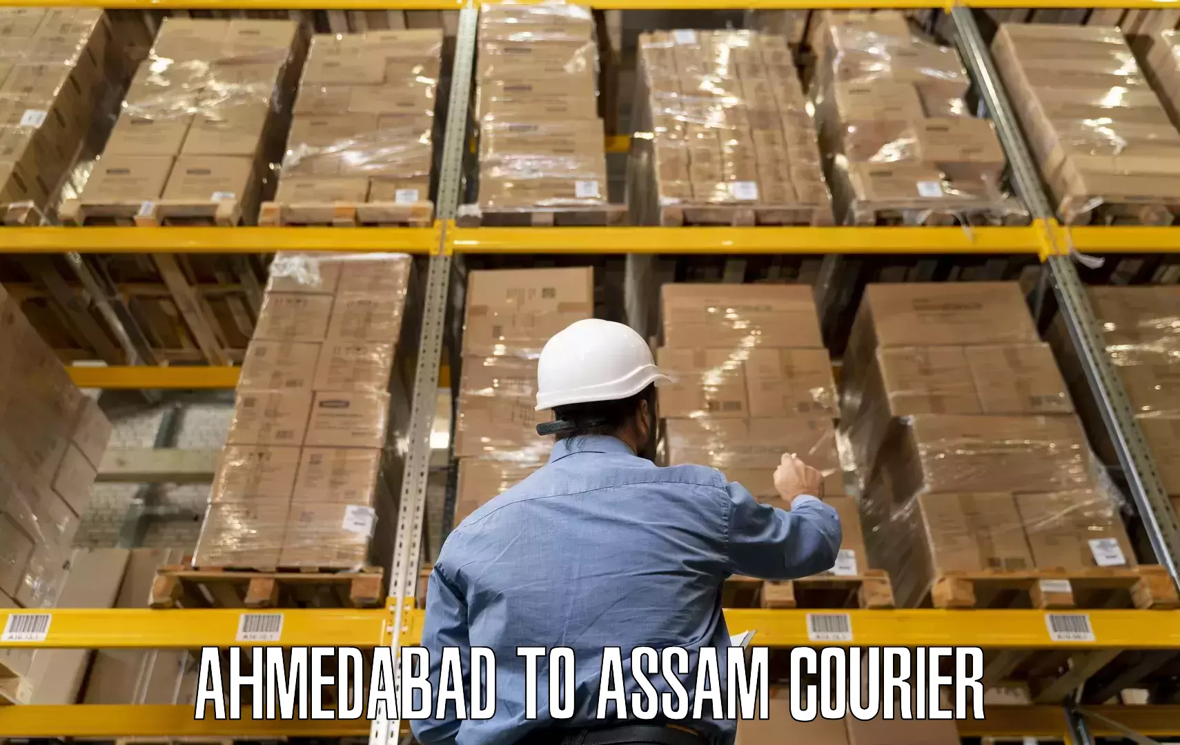 Household goods shipping Ahmedabad to Sarthebari