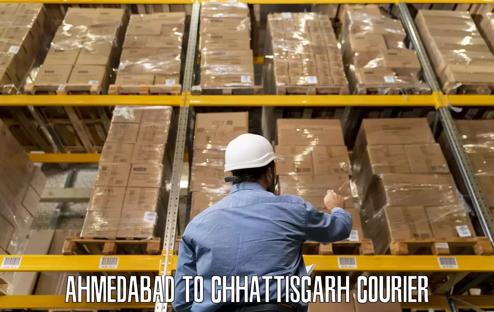 Interstate household moving Ahmedabad to Chhattisgarh