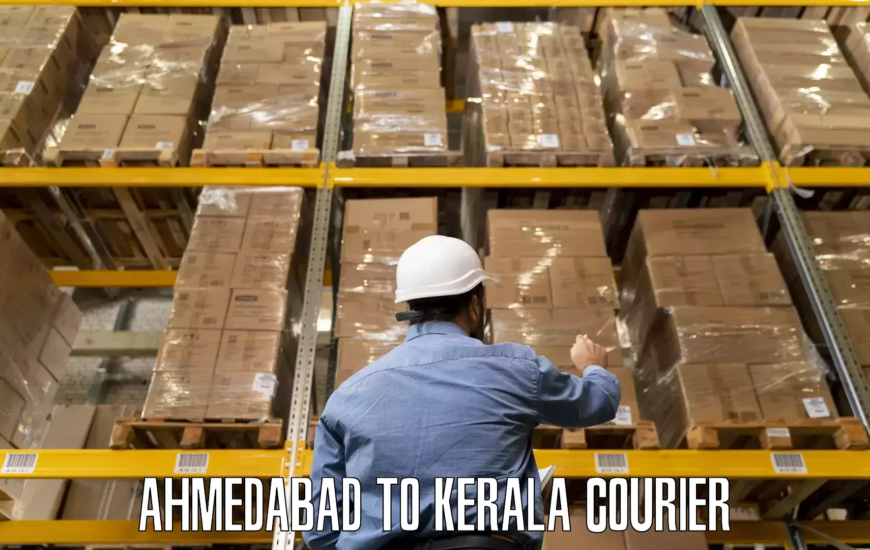 Professional packing and transport in Ahmedabad to Cherpulassery