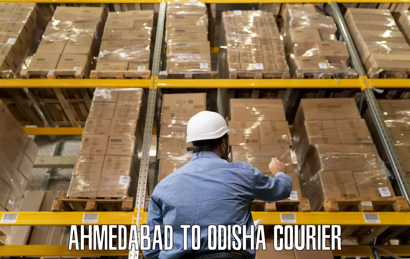 Furniture transport service Ahmedabad to Talcher