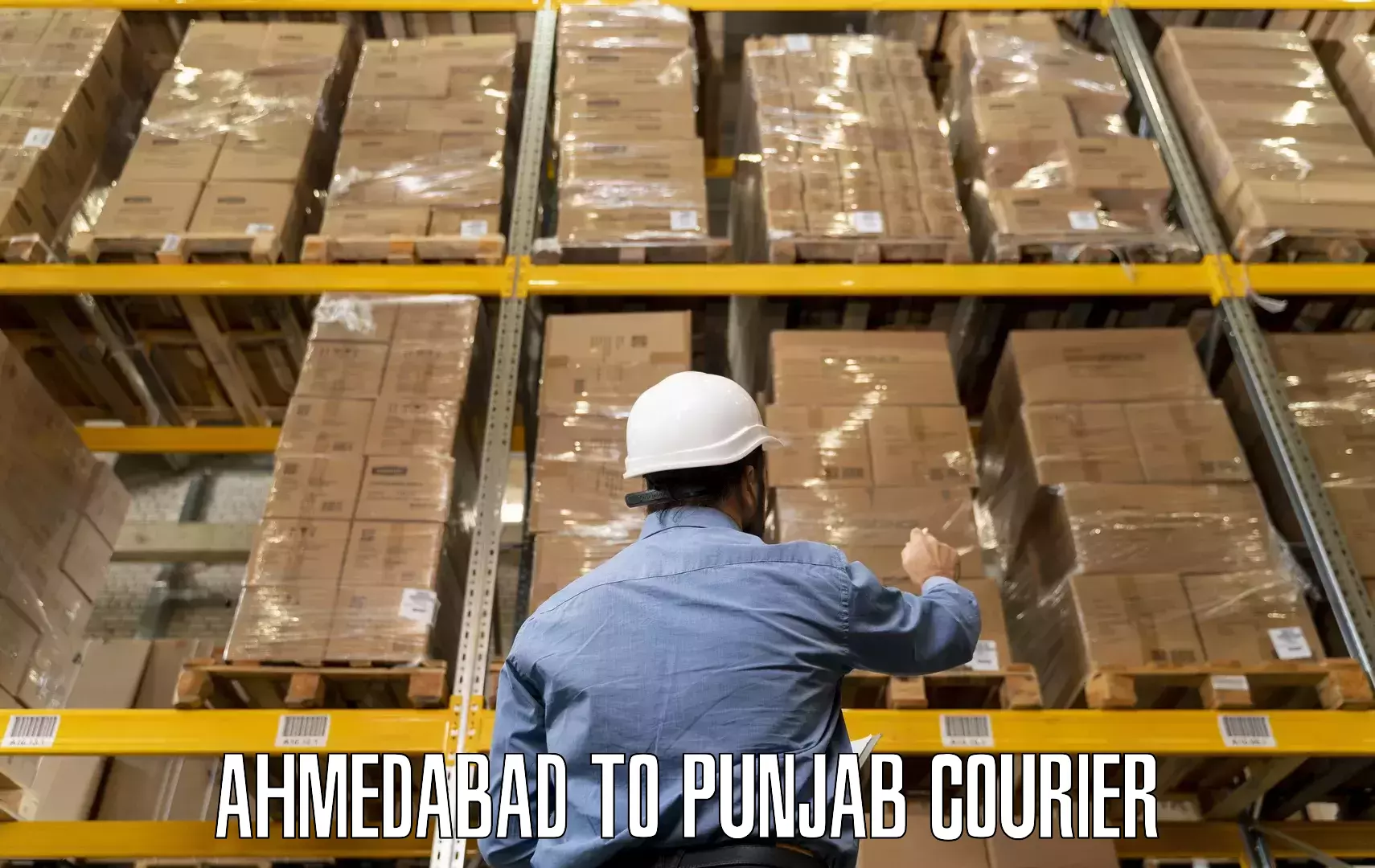 Professional home goods transport Ahmedabad to Punjab