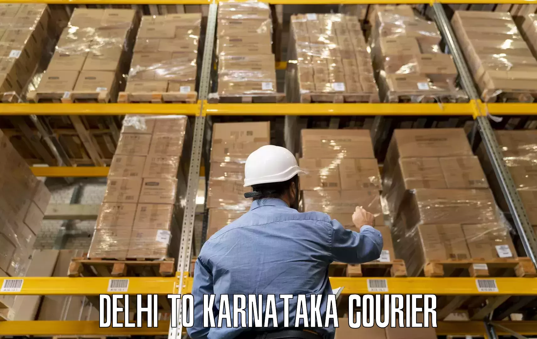 Professional goods transport Delhi to Channapatna