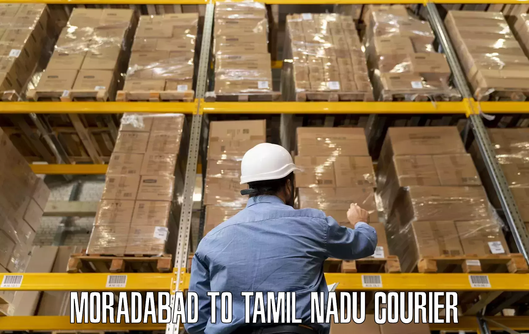 Dependable household movers Moradabad to Thiruvadanai