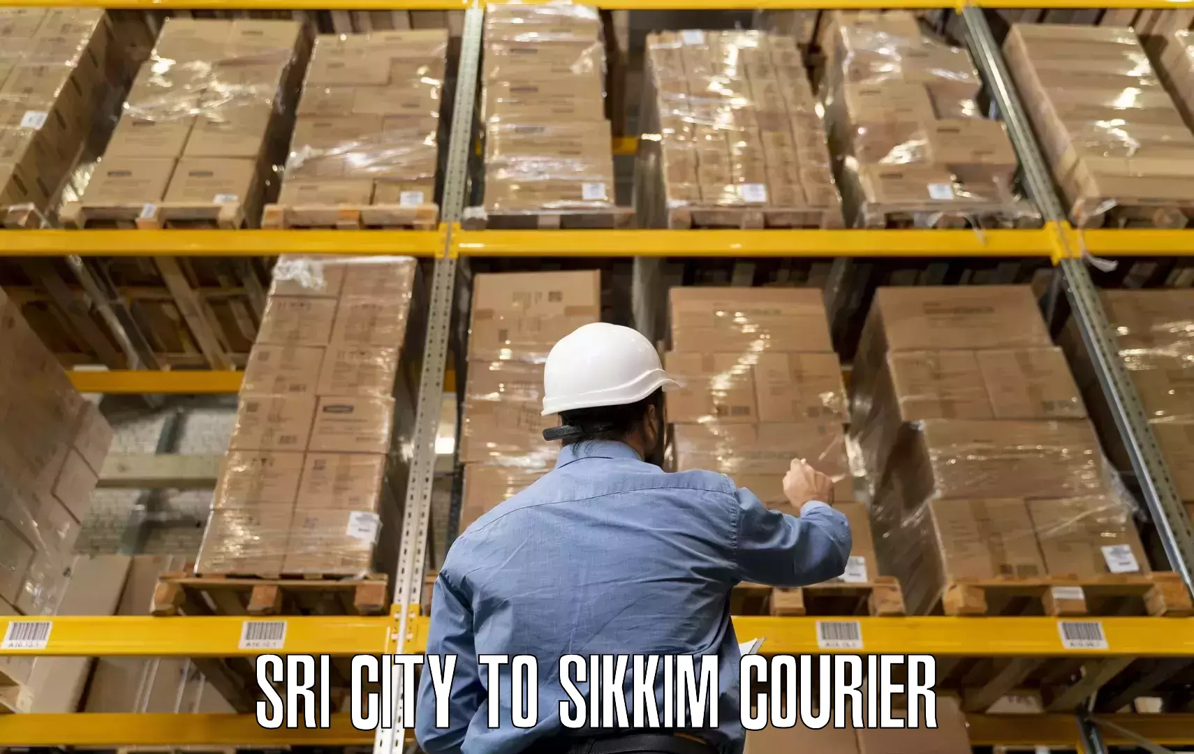 Furniture moving and handling Sri City to Sikkim