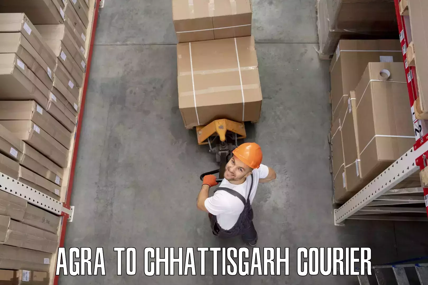 Custom moving and storage in Agra to Surguja